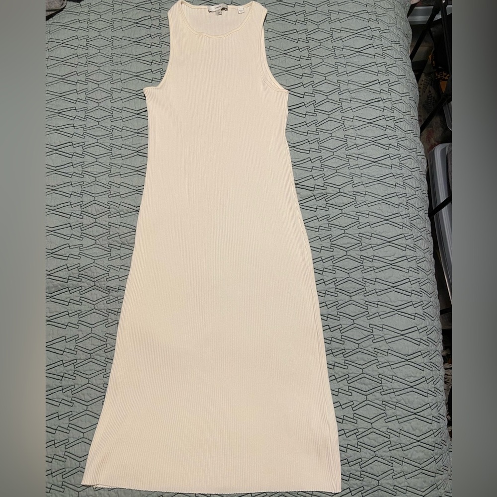 Vince Ribbed Tank Dress NWOT